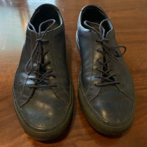 Common Projects Leather Sneakers Navy Size 7 US Men